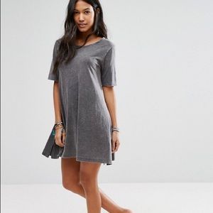 Billabong Dark Gray T-Shirt Dress